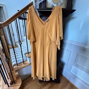 Elegant Yellow Dress